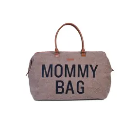 Childhome Přebalovací taška Mommy Bag Teddy Soft Brown / 55 x 30 x 40 cm