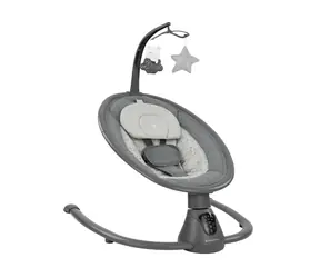 KikkaBoo Houpací lehátko elektrické Twiddle Grey / Nosnost do 9 kg