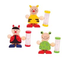 Bigjigs Toys Stojánek na kartáček s přesýpacími hodinami 1 ks