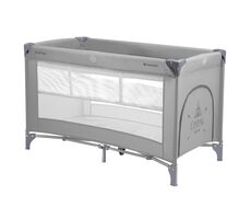 KikkaBoo Postýlka cestovní So Gifted Grey / od narození / do 15kg