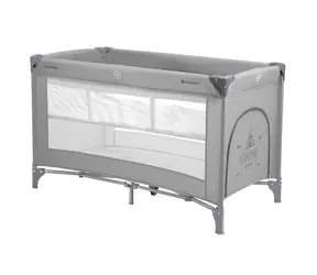 KikkaBoo Postýlka cestovní So Gifted Grey / od narození / do 15kg