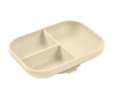 Beaba Talíř silikonový dělený s přísavkou Clay