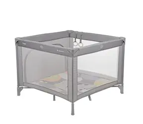 KikkaBoo Hrací ohrádka Enjoy Grey Cat / od narození do 36 měsíců