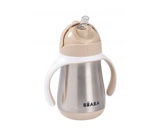 Beaba Hrnek termoizolační s brčkem nerez 250ml Clay Earth