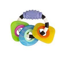 Playgro - Kousací chrastítko s tvary / od 3 měsíců