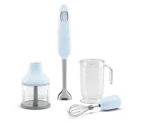Smeg HBF03PBEU světle modrá / Tyčový mixér / 700W / Turbo / 1.4l