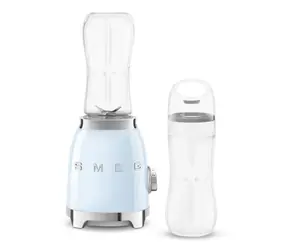 Smeg PBF01PBEU modrá / smoothie mixér / 300W / 0.6 L / 2 rychlosti 