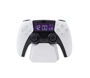 Paladone White Controller Alarm Clock PlayStation 5 bílá / Digitální budík s lampičkou  / 3x AA