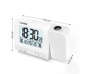 GARNI 140W Digitální budík s projekcí času a vnitřní teploty