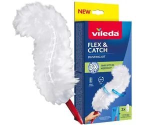 Vileda Flex & Catch prachovka s krátkou rukojetí