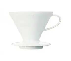 Hario Drip V60-02 bílá / keramický dripper