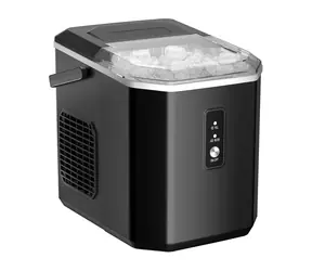 Euhomy IM011 Výrobník kostek ledu černá / 220-240 V / dotykové ovlládání /  Denní kapacita: 12 kg kostek ledu