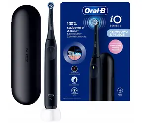 Oral-B iO Series 2 Night Black / Elektrický zubní kartáček / 3 režimy / cestovní pouzdro / časovač