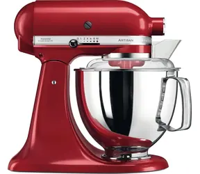 KitchenAid 5KSM175PSEER Empire Red / Kuchyňský robot Artisan / 300W / 4.8 l / 10 rychlostí / planetární systém