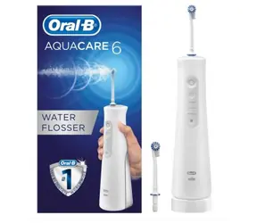 Rozbaleno - Oral-B Aqua Care 6 Pro-Expert bílá / ústní sprcha / 3 úrovně tlaku / 6 čisticích programů / rozbaleno