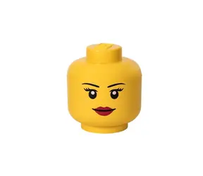 LEGO® Storage 40320813 Úložná hlava (velikost L) - dívka / 24 x 24 x 27.1 cm
