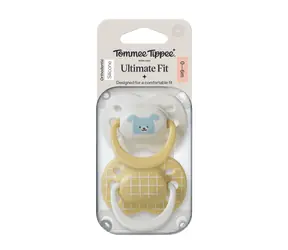 Tommee Tippee Ultimate Fit DECO silikonový dudlík 0–6 m BOY 2ks - více barevných variant 