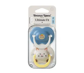 Tommee Tippee Ultimate Fit DECO silikonový dudlík 18-36 m BOY 2ks - více barevných variant 