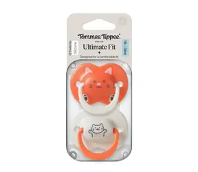 Tommee Tippee Ultimate Fit DECO silikonový dudlík 18-36 m GIRL 2ks - více barevných variant 