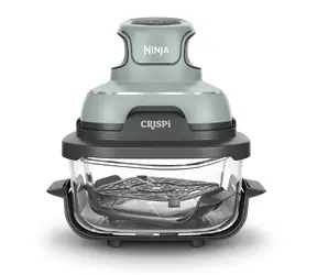 Ninja Crispi FN101EUSG zelená / horkovzdušná fritéza / 1700 W / 3.8l / 4 funkce / 40°C - 240°C