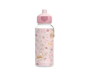 Little Dutch Láhev na pití 400 ml Fairy Garden růžová
