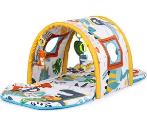 CHIPOLINO Hrací deka s tunelem House