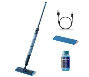 Philips 5000 series XV5113/01 OneUp modro-černá / elektrický mop / 0.28 l / 70 min