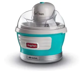 Zánovní - Ariete 643-01 Party Time modrá / Výrobník na zmrzlinu / 240W / 1.5 l / zánovní