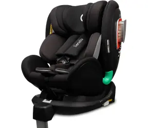 LIONELO Autosedačka Antoon Plus Isofix 0-18 kg Black Onyx / 40-105 cm / černá
