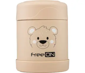 FreeON Termodóza na jídlo nerezová 350 ml / béžová