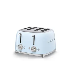 SMEG TSF03BLEU modrá / Topinkovač / 2000 W / 4 sloty / 4 topinky / 6 stupňů opečení