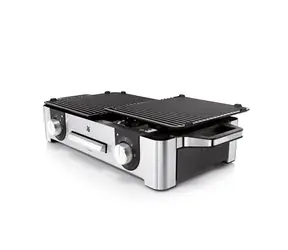 WMF Lono Master Grill 04.1528.0011stříbrná / Stolní gril / 2400W / plocha 28 x 50 cm