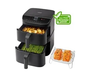 Cosori Turbo Tower černá / Horkovzdušná fritéza / 2630 W / 10.8 L / keramika