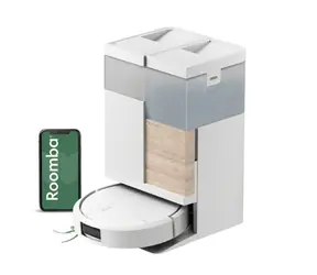 iRobot Roomba Plus 575 Combo + AutoWash dock bílá / Robotický vysavač / WiFi / vysávání & mopování