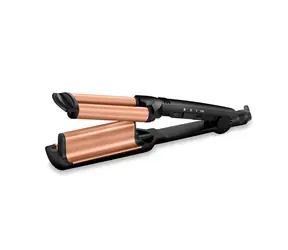 Rozbaleno - BaByliss W2447E Deep Waves černá / Kulma na vlasy / 3 teploty / 160 - 200°C / keramika / 2.5 m / rozbaleno