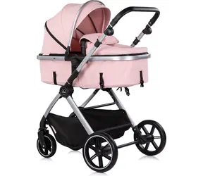 Poškozený obal - CHIPOLINO Kočárek kombinovaný Pearl 2v1 Powder Pink