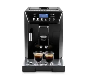 Rozbaleno - DeLonghi ECAM 46.860B černá / Automatický kávovar / 1450W / 15 bar / 2 L / automatický pěnič mléka / rozbaleno