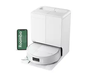iRobot Roomba Plus 675 Combo + AutoWash dock bílá / robotický vysavač s mopem / 30000 Pa / 5200 mAh
