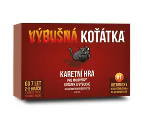 Asmodee Výbušná koťátka / Délka hry 15 minut / Počet hráčů 2 - 5 / od 7 let