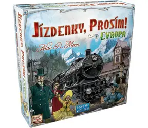 ADC Blackfire Jízdenky prosím! Evropa / Délka hry: 45 minut / Počet hráčů: 2 - 5 / od 8 let