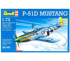 Revell P-51D MUSTANG / Plastikový model / 1:72 / Počet dílků 34 / Doporučený věk: od 10 let