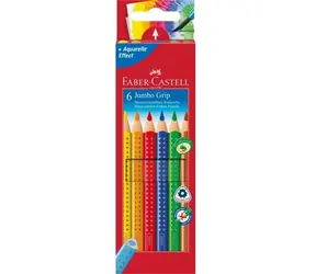 Faber-Castell Jumbo Grip - Pastelky trojhranné - 6 ks