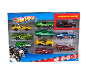 Mattel Hot Wheels Angličáky 10ks / 1:64 / od 3 let
