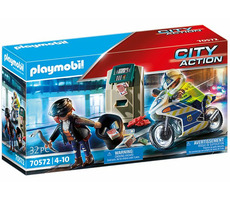 Playmobil® City Action 70572 Policejní motorka: Pronásledování lupiče / od 4 let