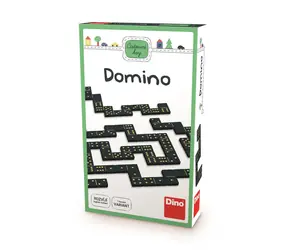 DINO DOMINO Cestovní hra / Délka hry: 10-20 min. / Počet hráčů: 2+ / od 5 let