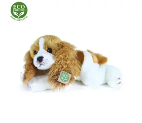 RAPPA Plyšový pes Kavalír King Charles španěl ležící 30 cm / ECO-FRIENDLY / od 0 měsíců