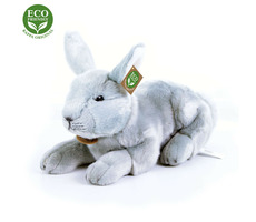 RAPPA Plyšový králík ležící 33 cm / ECO-FRIENDLY / od 0 měsíců