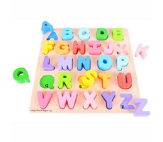 Bigjigs Baby Abeceda velká písmena / od 18 měsíců