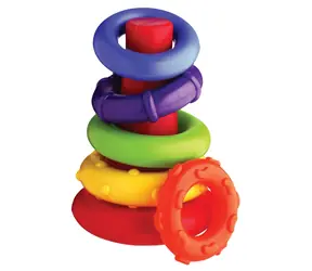 Playgro - Plastové navlékací kroužky / od 9 měsíců