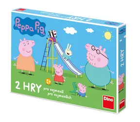 DINO Peppa Pig Pojď si hrát a skluzavky / Délka hry: 30 minut / Počet hráčů: 2-4 / od 3 let